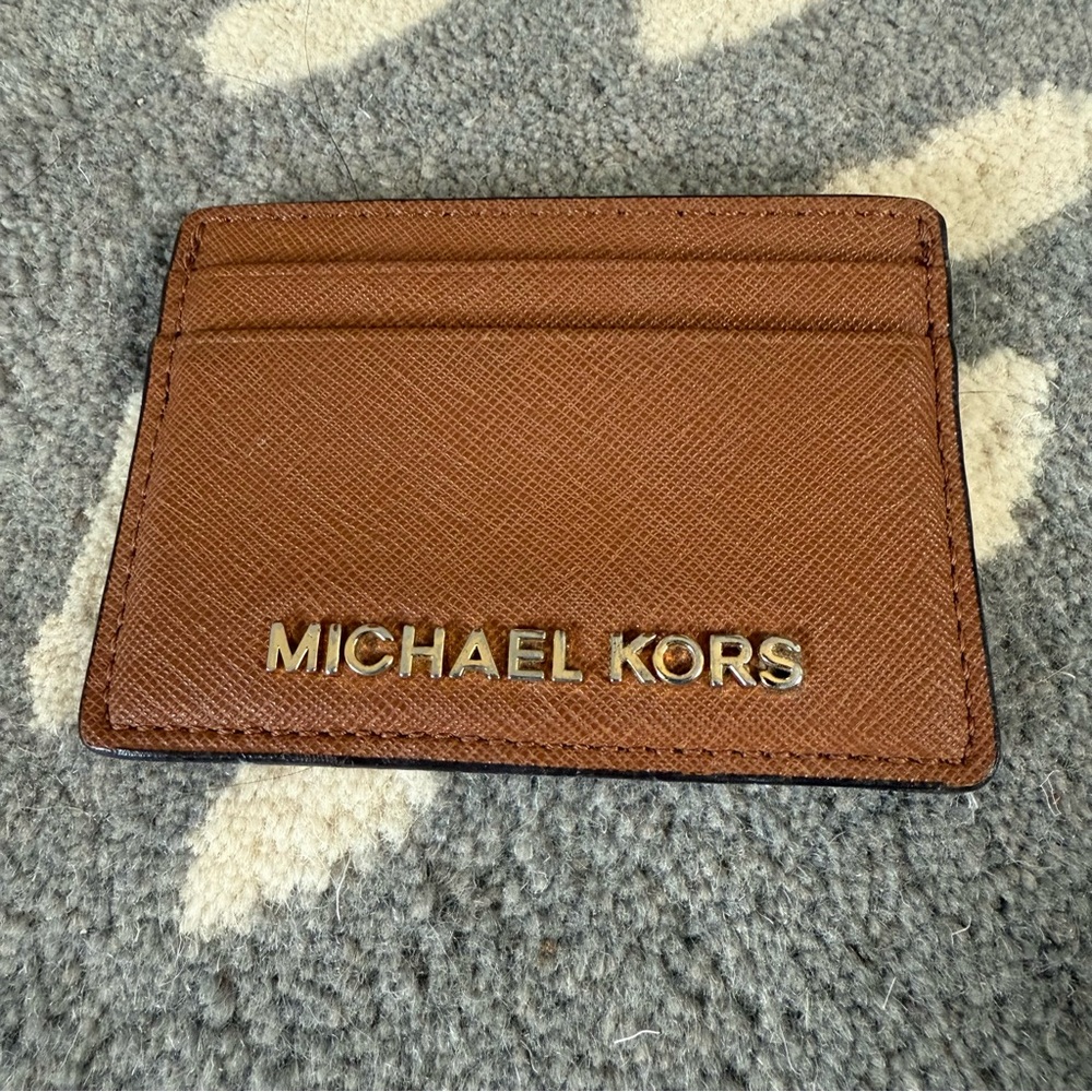 Michael Kors Brown Card Holder